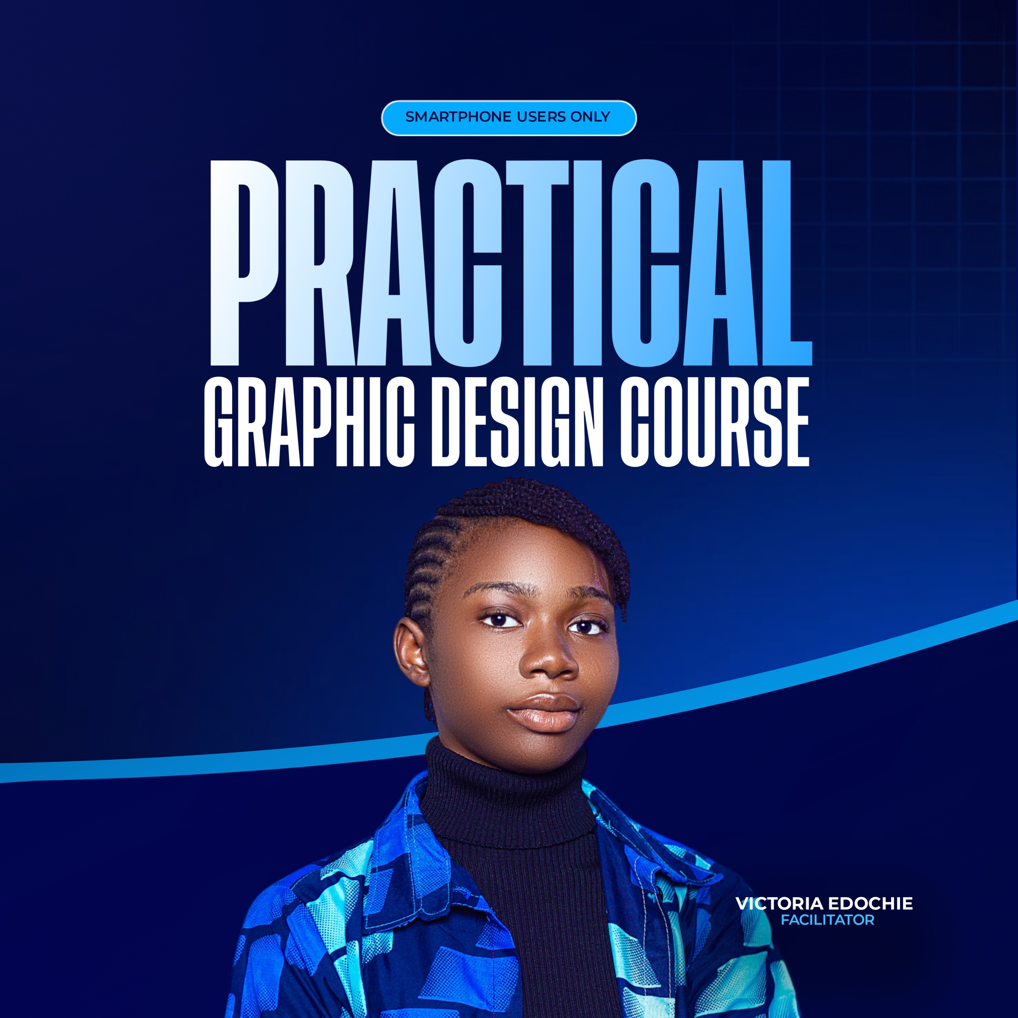 Practical graphic design course for smartphone users